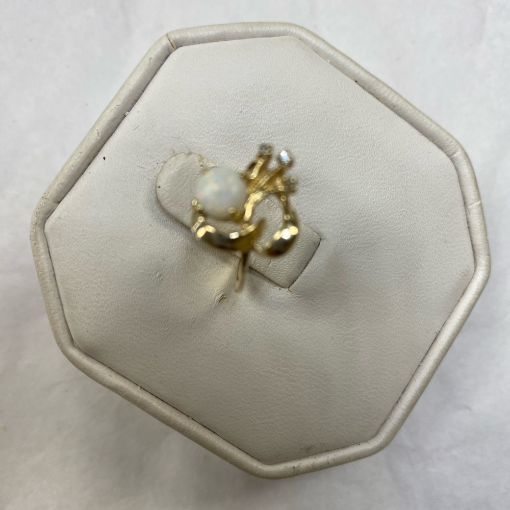 Opal Diamond Ring - image 3